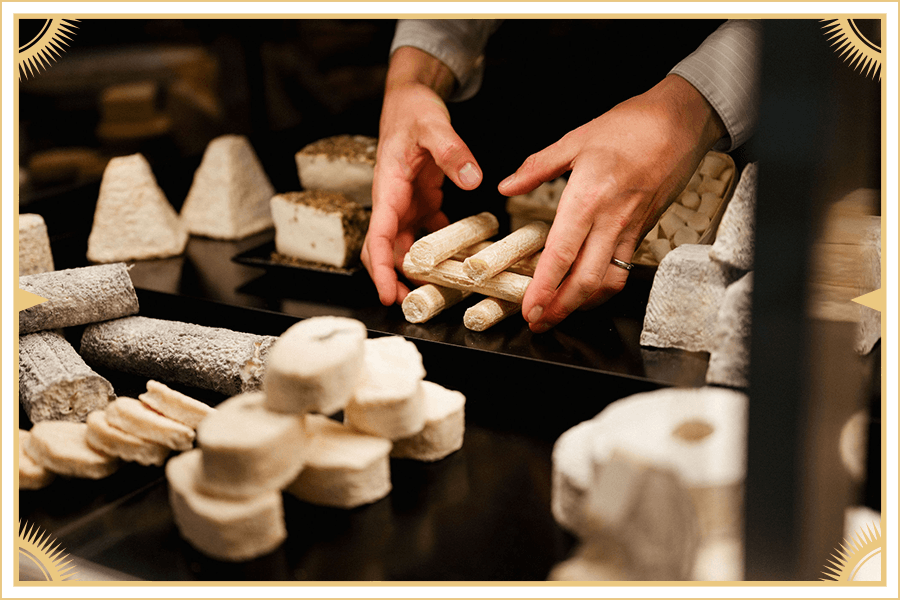 Mise en place du fromage Sarzeau
